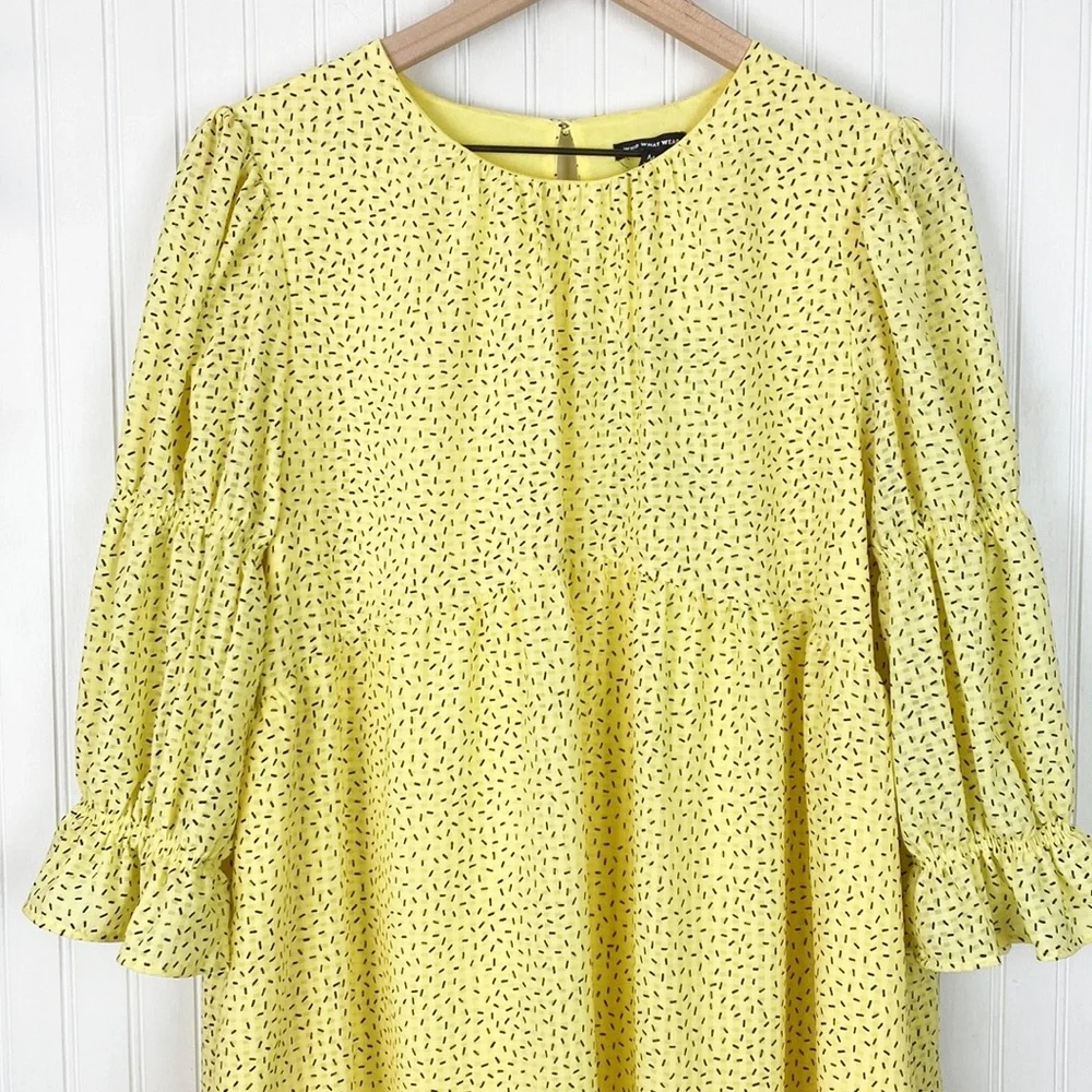 WHO WHAT WEAR Yellow Dress - Picture 3 of 9